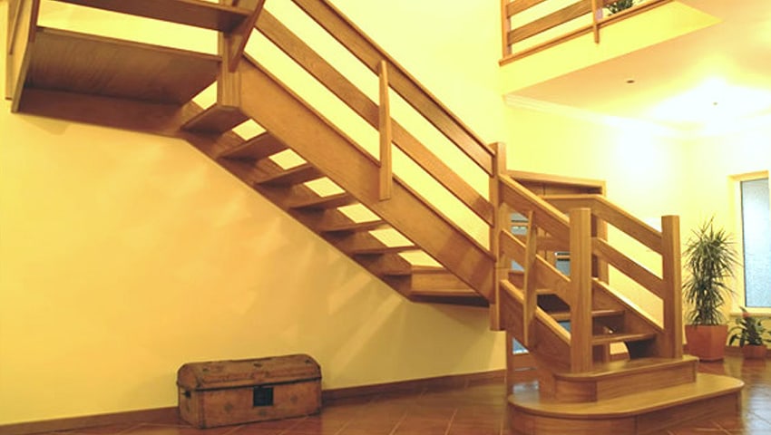 escadas em madeira